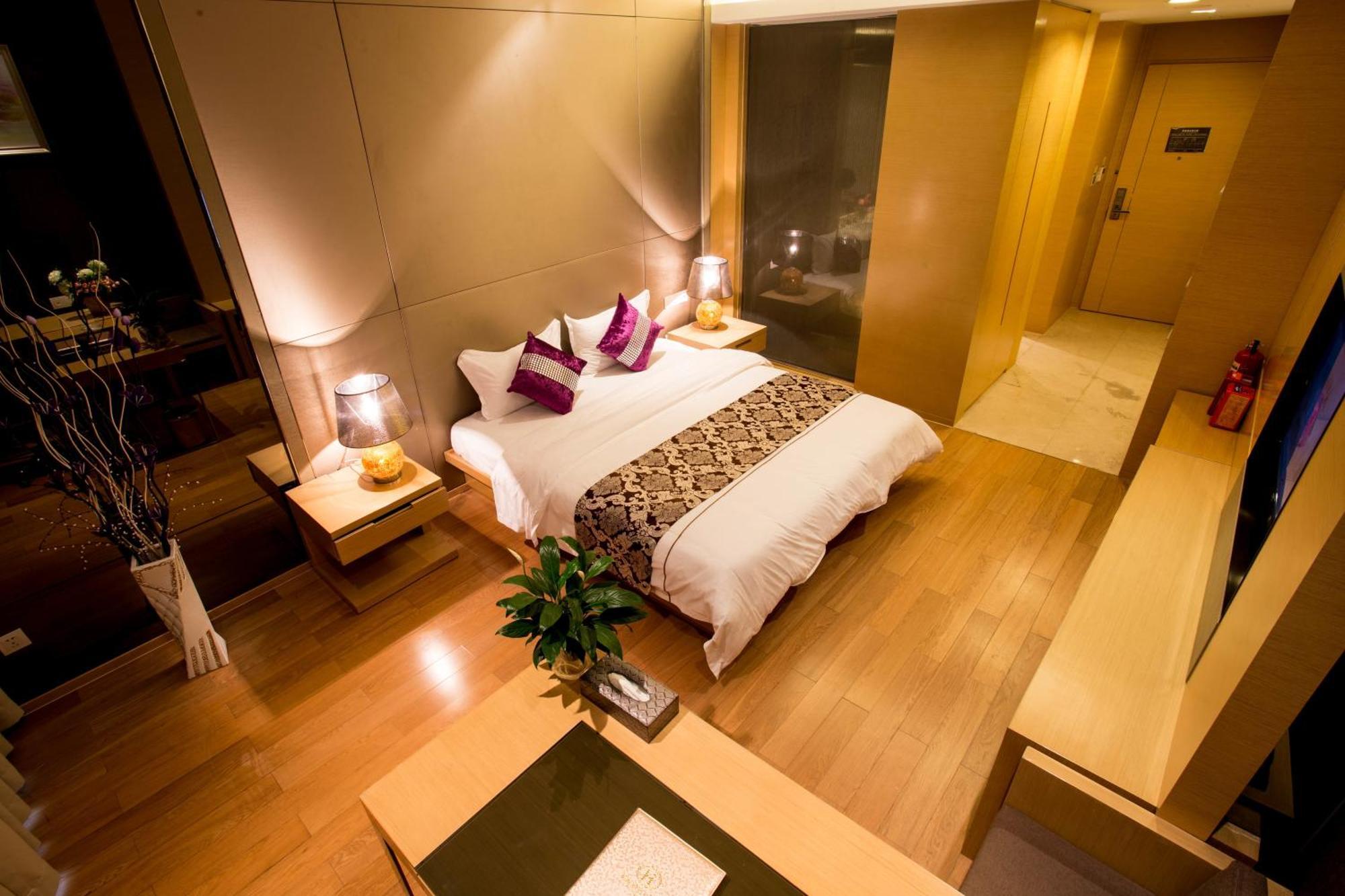 Jufeng Executive Apartment Kanton Zimmer foto