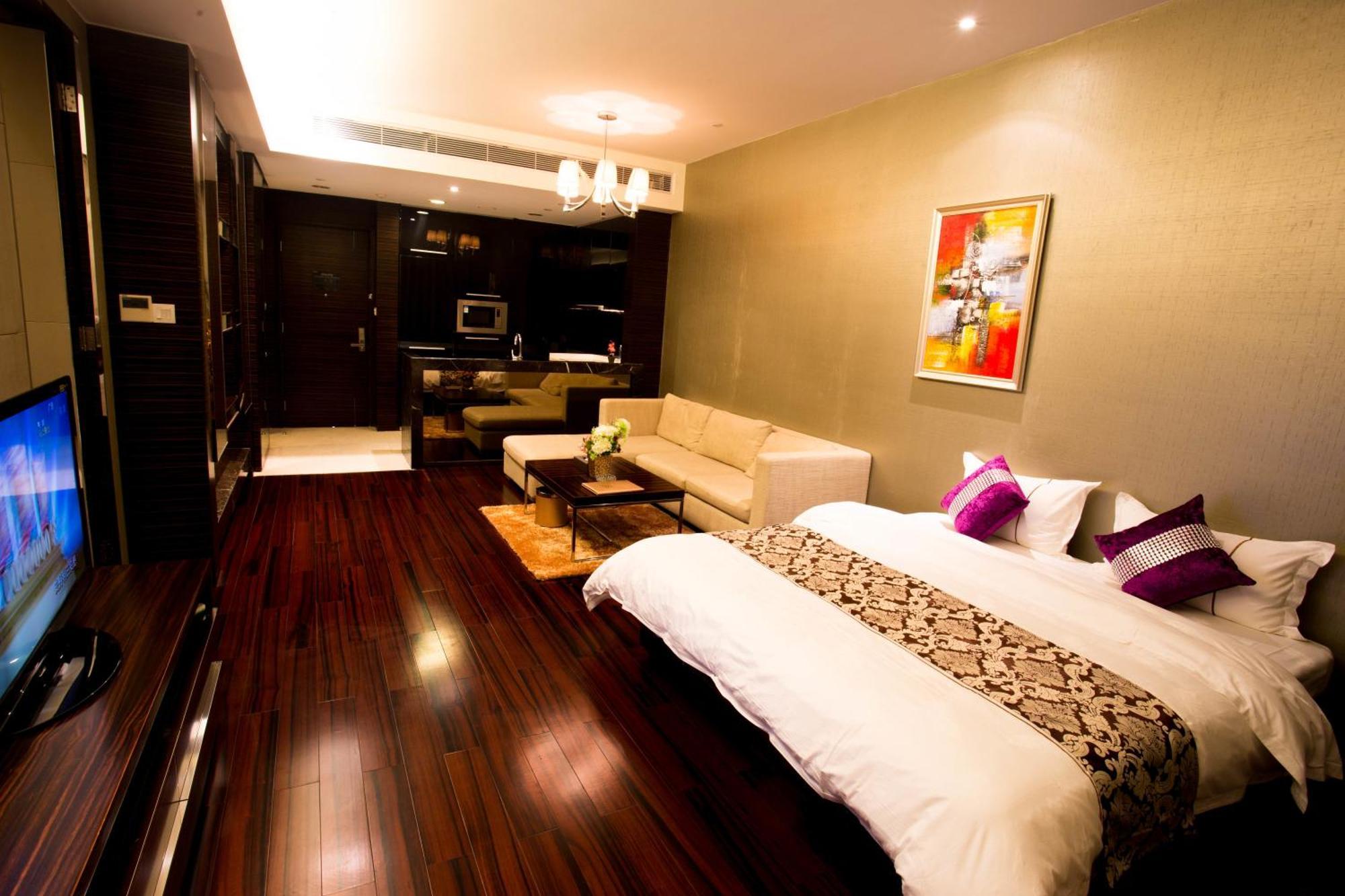 Jufeng Executive Apartment Kanton Zimmer foto